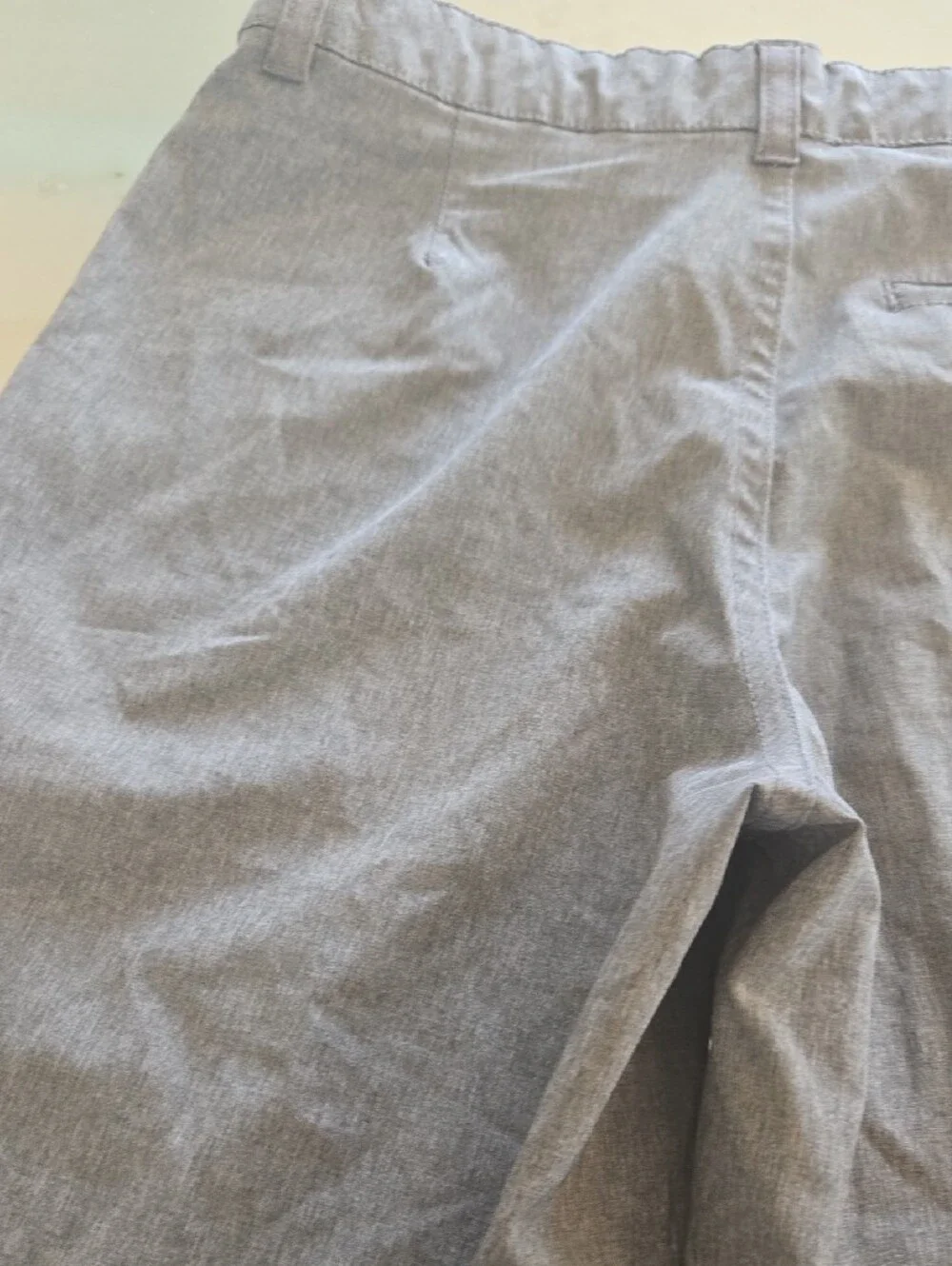 Under Armour Light Gray Flat-Front Men's Shorts